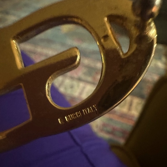Vintage GUCCI Logo Belt size 75 or 24/0 XS - Picture 11 of 16